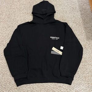 Fear of God Essentials Black Hoodie